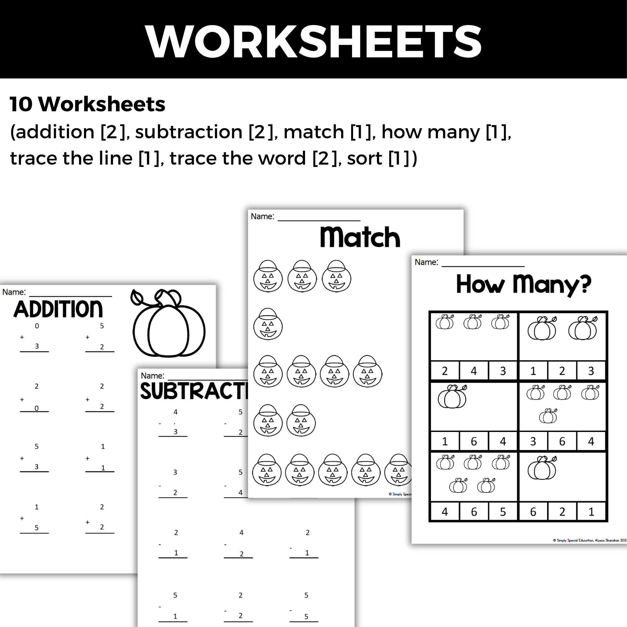 Pumpkins Center Activity Bundle - Image 7