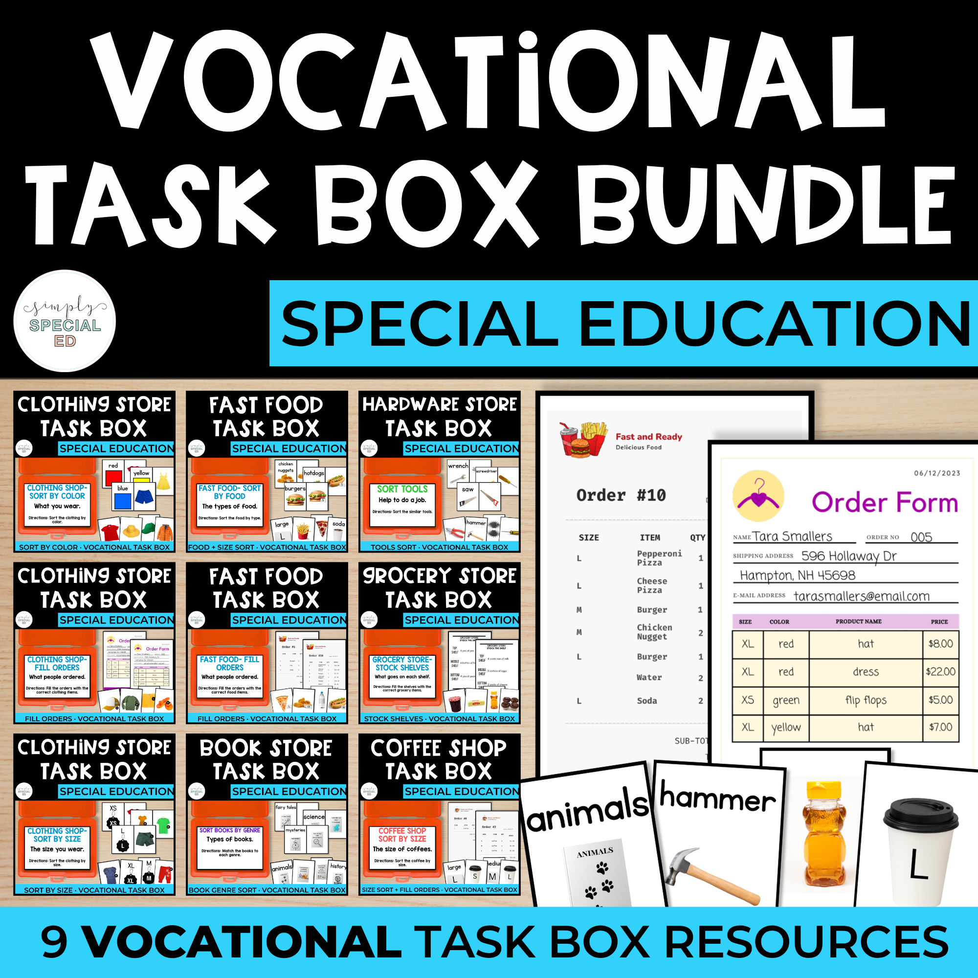 Vocational Task Boxes BUNDLE