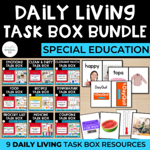 Daily Living Task Boxes BUNDLE
